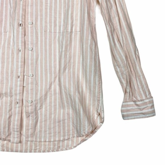 (Up To 50% Off SALE) Garage Flannel Striped Long Sleeve Top - Picture 3 of 3